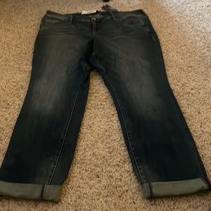 Torrid boyfriend cut crop jeans size 20